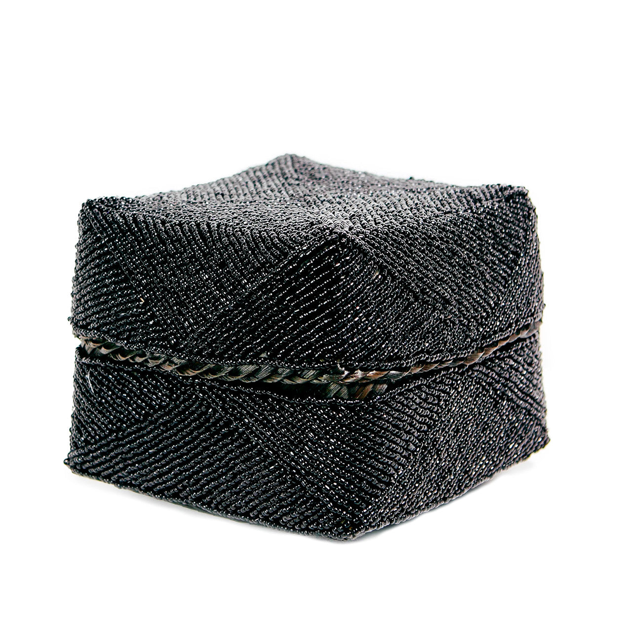 The Beaded Basket - Black - L